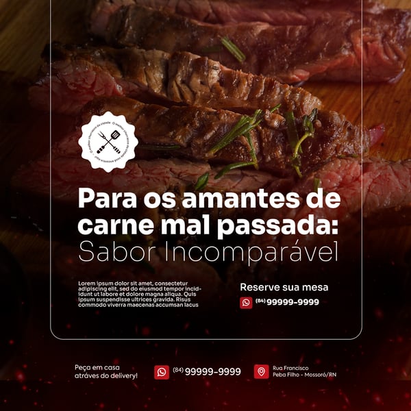 HTR CHURRASCARIA - CARNE MAL PASSADA