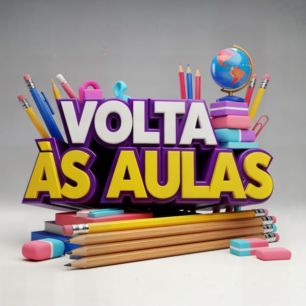 SELO 3D PARA CAMPANHA PUBLICITARIA PARA ESCOLAS, VOLTA AS AULAS-05
