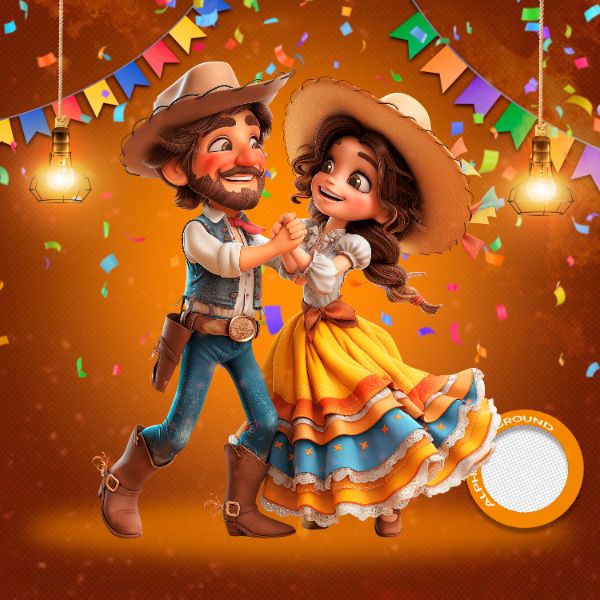 MASCOTES DE FESTA JUNINA MODELO 165