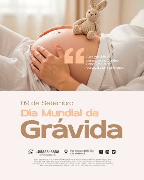 9 DE SETEMBRO DIA MUNDIAL DA GRAVIDA