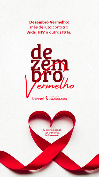 DEZEMBRO VERMELHO MÊS DE LUTA CONTRA A AIDS, HIV E OUTRAS ISTS STORY (4)