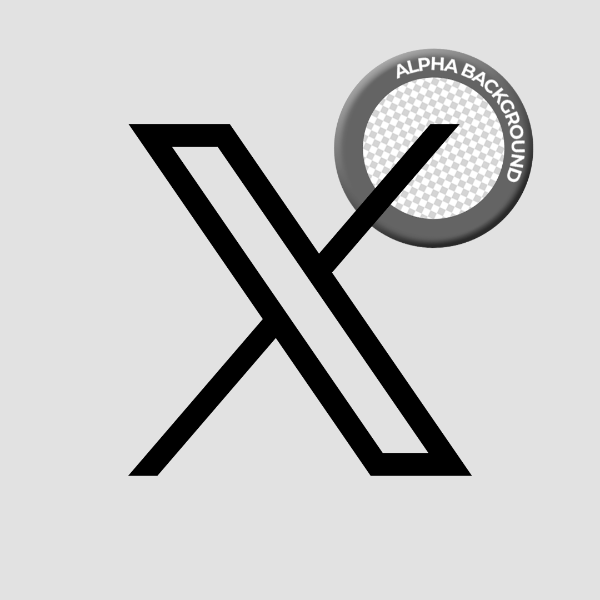 LOGO REDE SOCIAL X PNG TRANSPARENTE SEM FUNDO