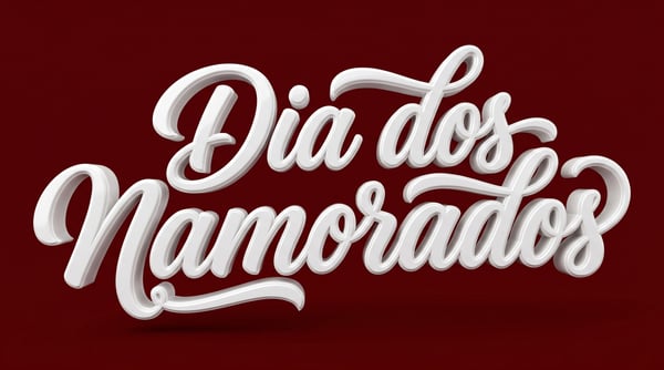 TEXTO DIA DOS NAMORADOS EM 3D BRANCO 01
