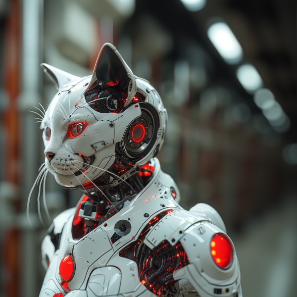 GATO ROBOTICO - FUTURISTA
