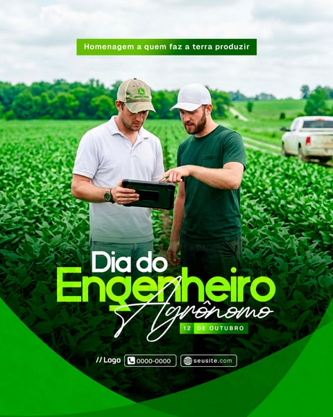 SOCIAL MEDIA DIA DO ENGENHEIRO AGRÔNOMO PSD EDITÁVEL 2