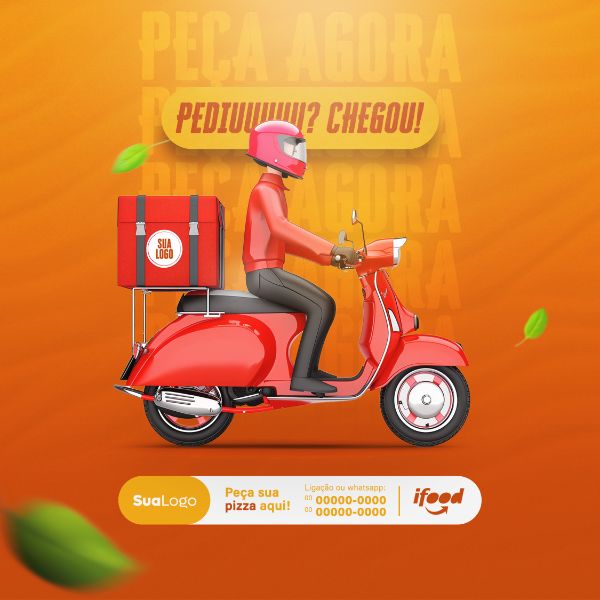 HAMBURGUERIA E PIZZARIA SOCIAL MEDIA POST FEED