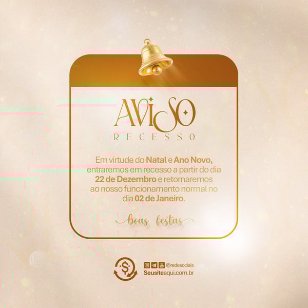 Aviso Recesso