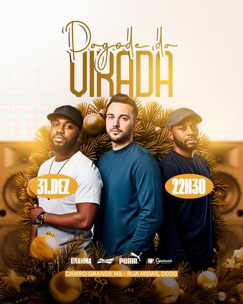 FLYER EVENTO SHOW PAGODE DA VIRADA PSD FEED 37