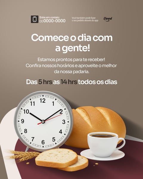 PADARIA  COMECE O DIA COM A GENTE