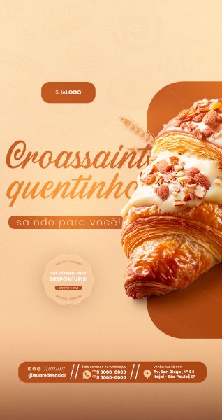 CROASSAINT QUENTINHO PANIFICADORA SOCIAL MEDIA STORY