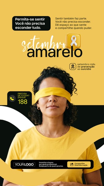 STORY SETEMBRO AMARELO MÊS DE PREVENÇÃO AO SUICÍDIO SOCIAL MEDIA PSD EDITÁVEL 08