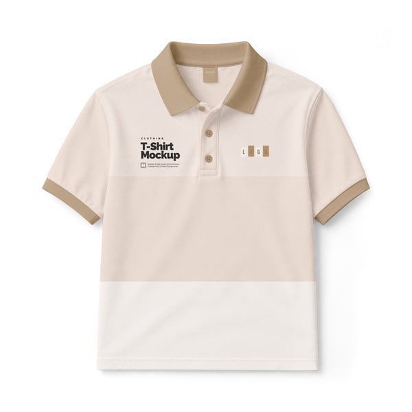 CAMISETA POLO PSD EDITÁVEL MOCKUP