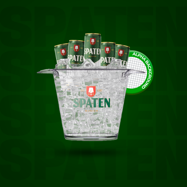BAR DEPÓSITO BALDE SPATEN 600ML CERVEJA PNG