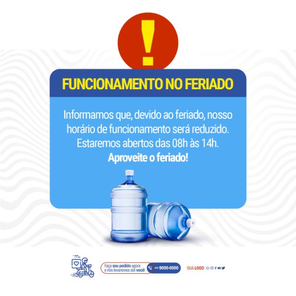 COMUNICADO - FUNCIONAMENTO FERIADO