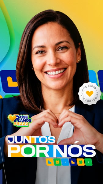 CAMPANHA ELEITORAL POLÍTICA ELEIÇÃO DEPUTADO PREFEITO VEREADOR FLYER PSD EDITÁVEL 2 STORY