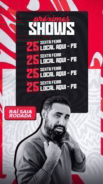 FLYER AGENDA SEMANAL PSD - RAÍ STORIES