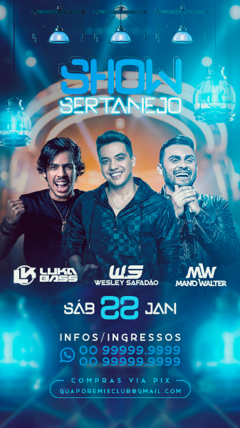 FLYER SHOW SERTANEJO STORY