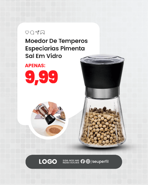 SOCIAL MEDIA - LOJA DE UTILIDADES DE R$ 10,00