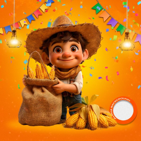 MASCOTES DE FESTA JUNINA MODELO 126