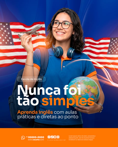 ESCOLA DE INGLÊS SOCIAL MEDIA PSD EDITÁVEL 7