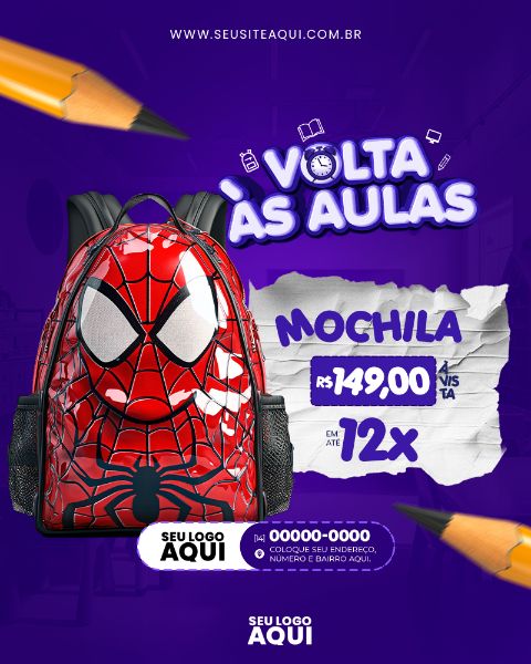 FEED | VOLTA ÀS AULAS | MATRÍCULAS ABERTAS | ESCOLA | PSD EDITÁVEL