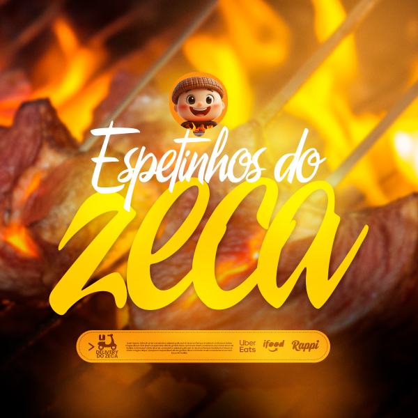 PEÇA AGORA ESPETINHOS DO ZECA SOCIAL MEDIA PSD EDITÁVEL