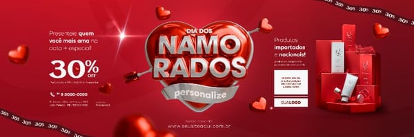 DIA DOS NAMORADOS SOCIAL MEDIA POST BANNER