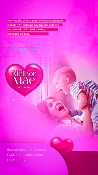 POST DIA DAS MÃES STORIES