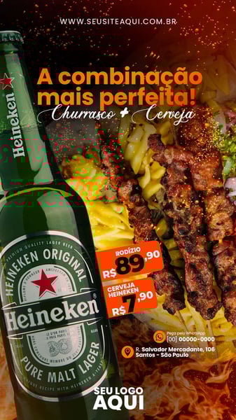 STORY - AÇOUGUE | CARNE | CHURRASCO | SOCIAL MEDIA | PSD EDITÁVEL