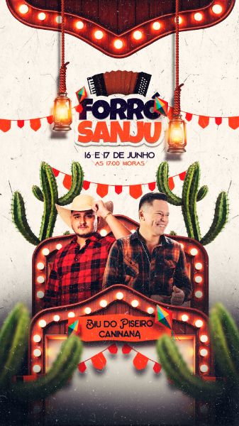EVENTO FORRÓ SANJU STORIES