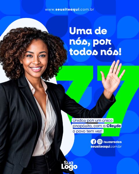 FEED VERTICAL - CAMPANHA POLITICA - SOCIAL MEDIA | PSD EDITÁVEL