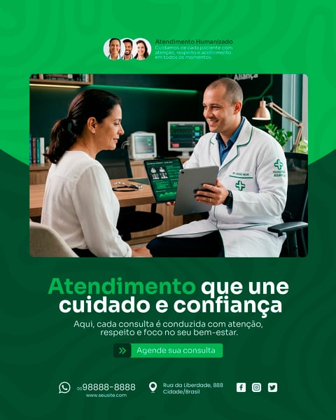 CLÍNICA MÉDICA SOCIAL MEDIA PSD EDITÁVEL 4