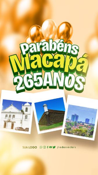 STORY - PARABÉNS MACAPÁ 256 ANOS
