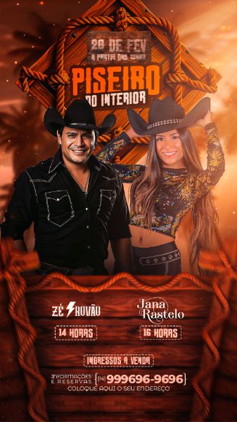 STORY | FLYER EVENTOS | SHOWS, ARTISTAS, AGENDA | PSD EDITÁVEL