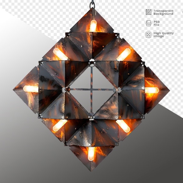 ELEMENTE DE FERRO COM LUZ - ELEMENTO 3D PARA COMPOSIÇÃO - IRON