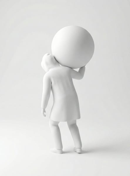 Figura 3d Carregando Peso Para Campanha De Janeiro Branco