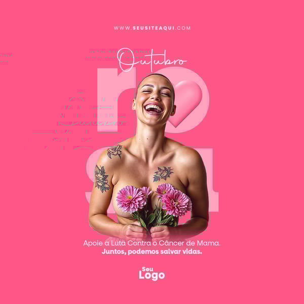 FEED QUADRADO OUTUBRO ROSA SOCIAL MEDIA