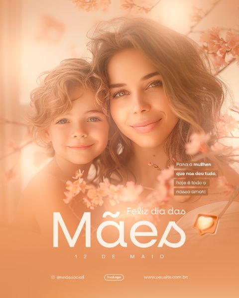 DIA DAS MÃES SOCIAL MEDIA POST FEED VERTICAL
