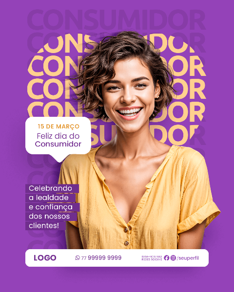 15 DE MARÇO - DIA DO CONSUMIDOR SOCIAL MEDIA