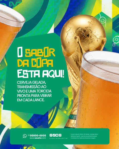 BAR ESPORTIVO JOGO BRASIL COPA DO MUNDO 2026 SOCIAL MEDIA PSD EDITÁVEL 15