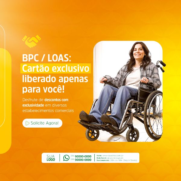 EMPRÉSTIMO CONSIGNADO BPC LOAS SOCIAL MEDIA POST FEED