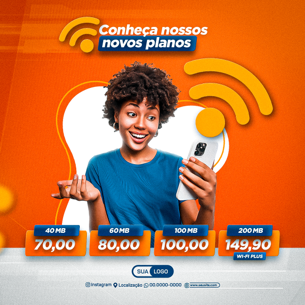 FLYER SOCIAL MEDIA PROVEDOR DE INTERNET