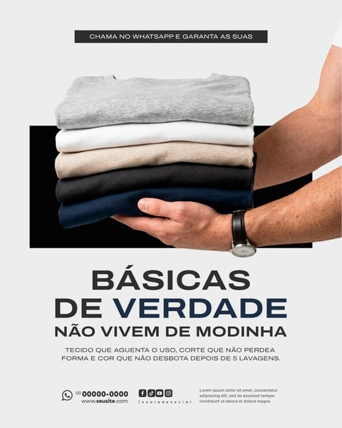 LOJA DE ROUPAS SOCIAL MEDIA PSD EDITÁVEL