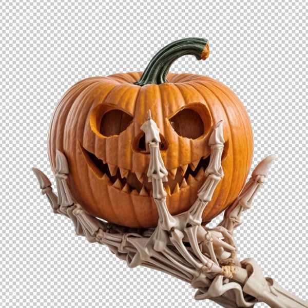 ABÓBORA HALLOWEEN PNG SEM FUNDO