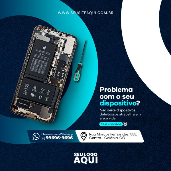 ASSISTÊNCIA TÉCNICA CELULAR E CONSOLES - MANUTENÇÃO, CONCERTO - PSD EDITÁVEL