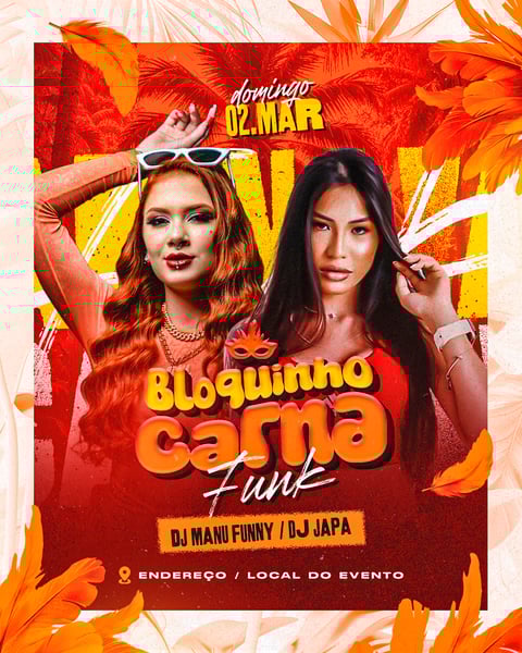 MYG FLYER CARNAVAL BLOQUINHO FUNK - FEED