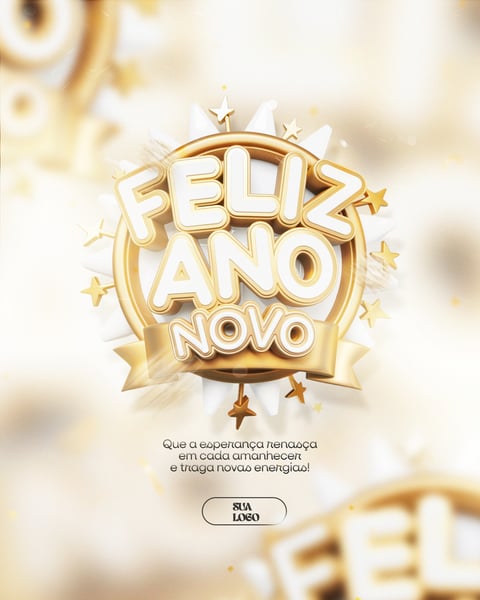 FELIZ ANO NOVO REVEILLON SOCIAL MEDIA PSD EDITÁVEL 87