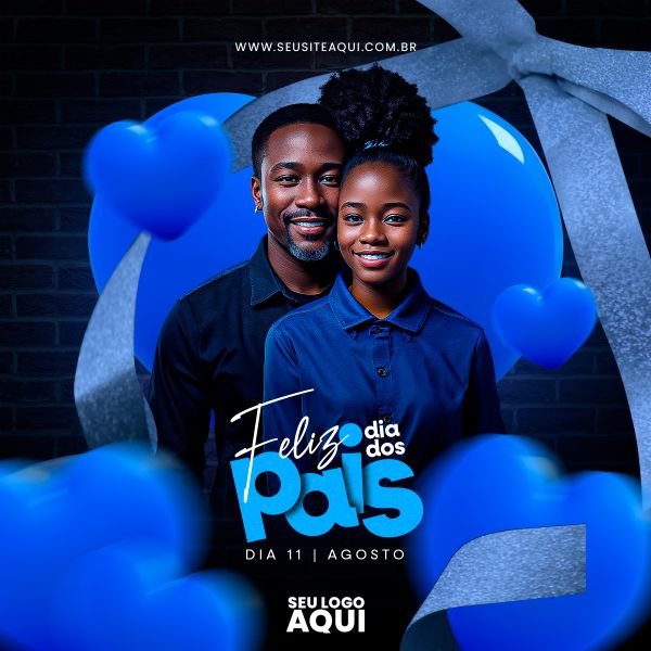 FEED QUADRADO - FELIZ DIA DOS PAIS | SOCIAL MEDIA | PSD EDITÁVEL