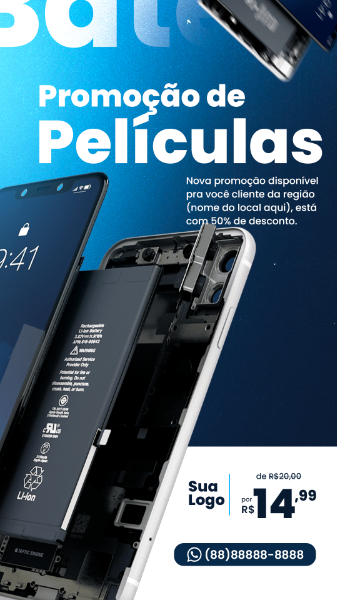 STORY PROMOÇÃO DE PELÍCULAS - ASSISTÊNCIA TÉCNICA