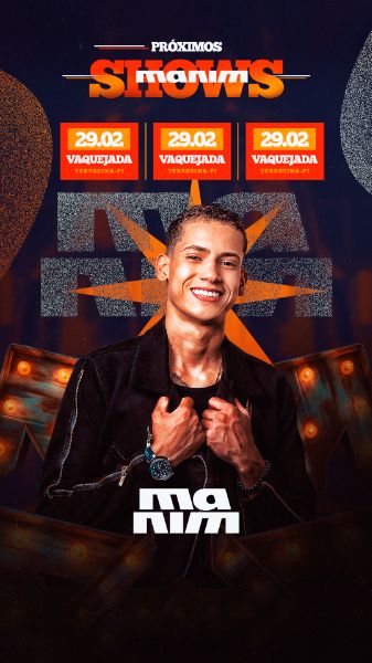 FLYER PRÓXIMOS SHOWS STORY